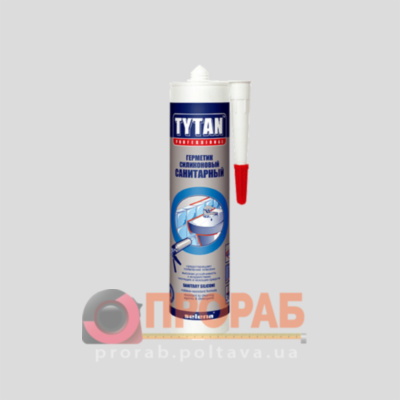 Герметик силиконовый TYTAN санитарный белый 290мл